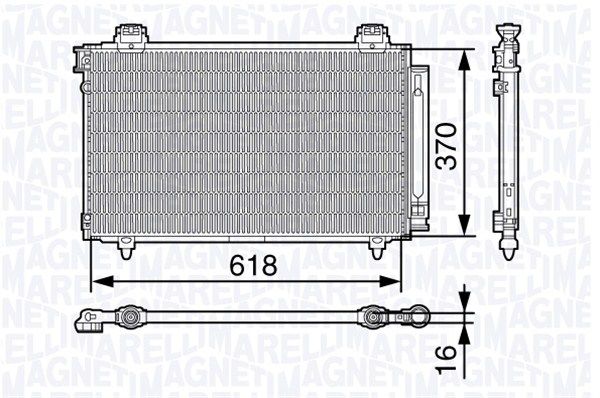 MAGNETI MARELLI Kondensaator,kliimaseade 350203679000